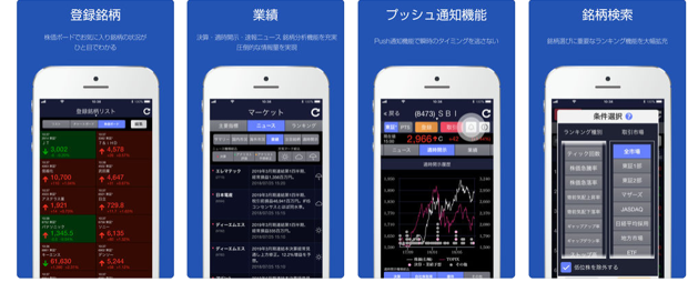 SBI証券株アプリ